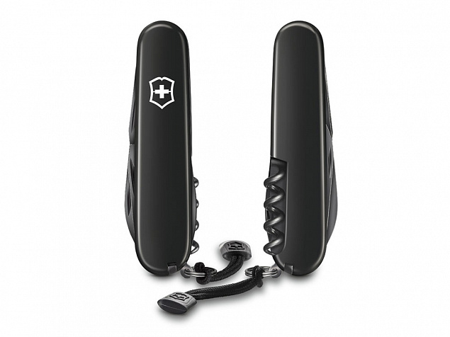 Нож перочинный «Spartan Onyx Black», 91 мм, 12 функций с логотипом в Белгороде заказать по выгодной цене в кибермаркете AvroraStore