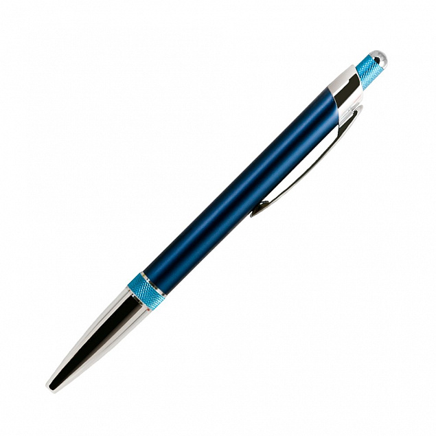 Шариковая ручка Bali, синяя/голубая, в упаковке с логотипом с логотипом в Белгороде заказать по выгодной цене в кибермаркете AvroraStore