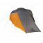 Палатка трекинговая Maxfield 2, серая с оранжевым с логотипом в Белгороде заказать по выгодной цене в кибермаркете AvroraStore