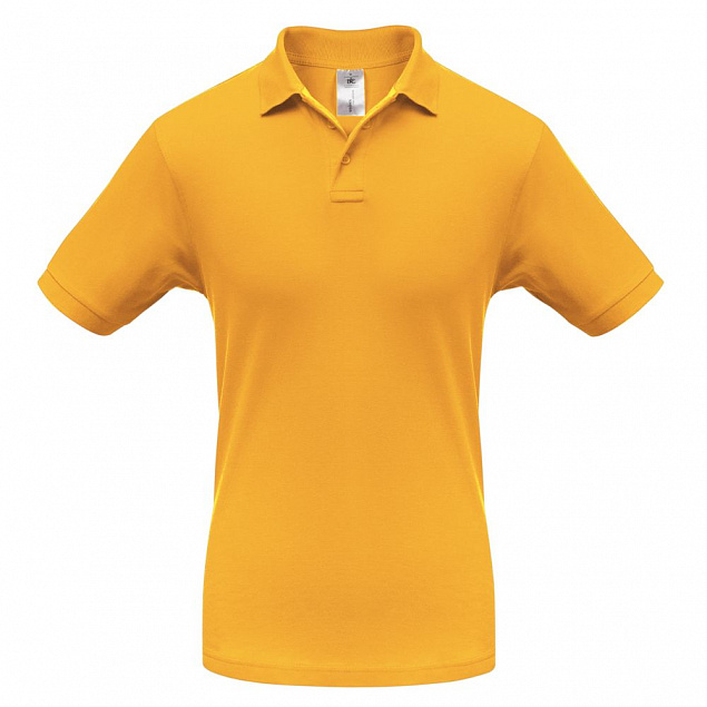 Рубашка поло Safran желтая с логотипом в Белгороде заказать по выгодной цене в кибермаркете AvroraStore