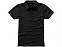Рубашка поло Markham мужская, антрацит/черный с логотипом в Белгороде заказать по выгодной цене в кибермаркете AvroraStore