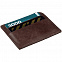 Чехол для карточек Apache, темно-коричневый с логотипом в Белгороде заказать по выгодной цене в кибермаркете AvroraStore