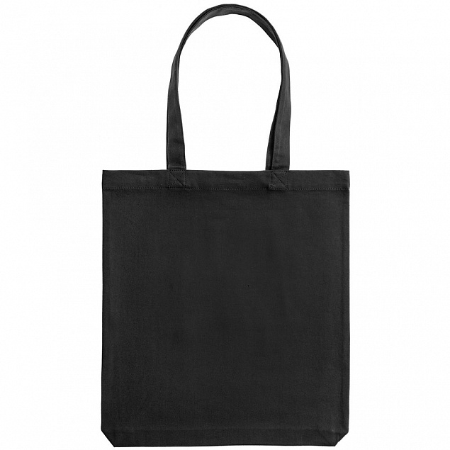 Холщовая сумка Avoska, черная с логотипом в Белгороде заказать по выгодной цене в кибермаркете AvroraStore