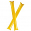 Палки-стучалки для болельщиков Hip-Hip, желтые с логотипом в Белгороде заказать по выгодной цене в кибермаркете AvroraStore