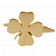 Шильдик «Счастливый клевер», золотистый с логотипом в Белгороде заказать по выгодной цене в кибермаркете AvroraStore