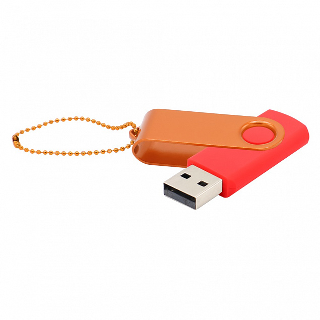 Флешка Designer To Go 2.0 USB 16Gb, красный/оранжевый с логотипом в Белгороде заказать по выгодной цене в кибермаркете AvroraStore