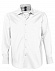 Рубашка мужская с длинным рукавом BRIGHTON, белая с логотипом в Белгороде заказать по выгодной цене в кибермаркете AvroraStore