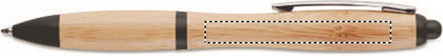 Ручка шариковая из бамбука и пл с логотипом в Белгороде заказать по выгодной цене в кибермаркете AvroraStore