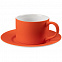 Чайная пара Best Morning, оранжевая с логотипом в Белгороде заказать по выгодной цене в кибермаркете AvroraStore