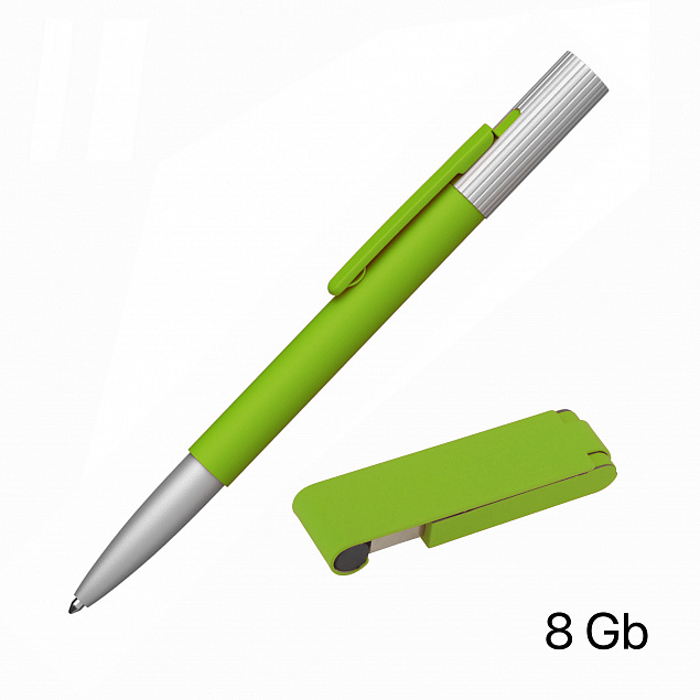 Набор ручка "Clas" + флеш-карта "Case" 8 Гб в футляре, покрытие soft touch с логотипом в Белгороде заказать по выгодной цене в кибермаркете AvroraStore