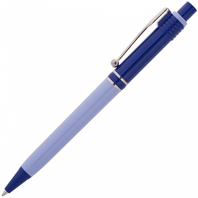 Ручка шариковая Raja Shade, синяя с логотипом в Белгороде заказать по выгодной цене в кибермаркете AvroraStore