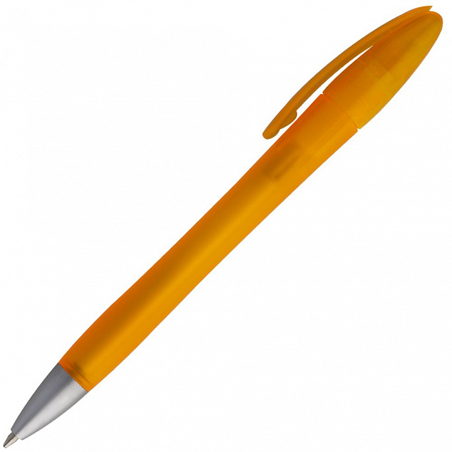 Ручка шариковая Moon, оранжевая с логотипом в Белгороде заказать по выгодной цене в кибермаркете AvroraStore