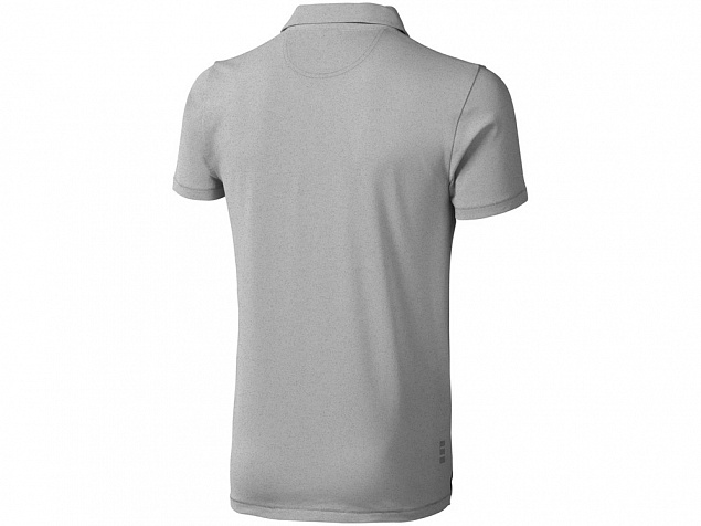 Рубашка поло Markham мужская, серый меланж/антрацит с логотипом в Белгороде заказать по выгодной цене в кибермаркете AvroraStore