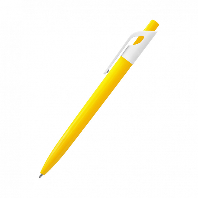 Ручка шариковая Bremen - Желтый KK с логотипом в Белгороде заказать по выгодной цене в кибермаркете AvroraStore