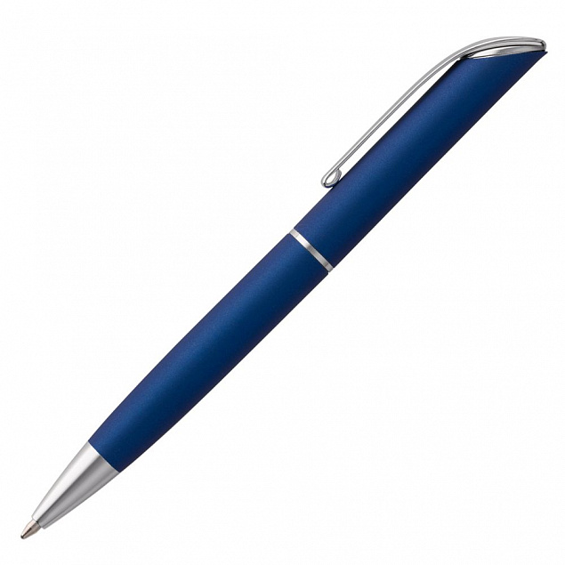 Ручка шариковая Glide, синяя с логотипом в Белгороде заказать по выгодной цене в кибермаркете AvroraStore