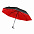 Зонт Glamour - Красный PP с логотипом в Белгороде заказать по выгодной цене в кибермаркете AvroraStore