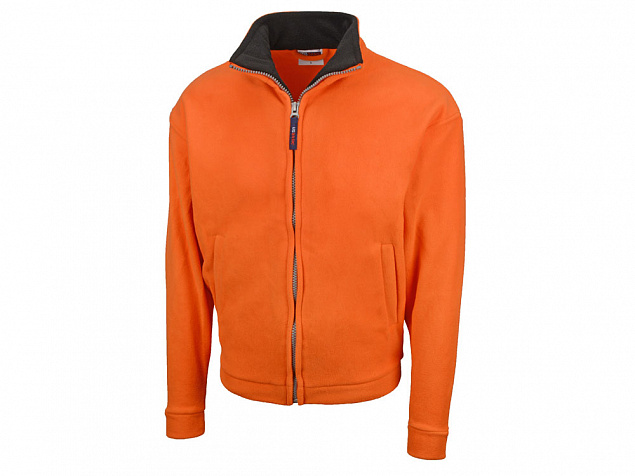 Куртка флисовая Nashville мужская, оранжевый/черный с логотипом в Белгороде заказать по выгодной цене в кибермаркете AvroraStore