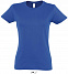 Фуфайка (футболка) IMPERIAL женская,Ярко-синий L с логотипом в Белгороде заказать по выгодной цене в кибермаркете AvroraStore