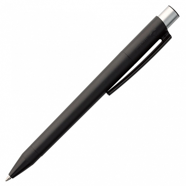 Ручка шариковая Delta, черная с логотипом в Белгороде заказать по выгодной цене в кибермаркете AvroraStore