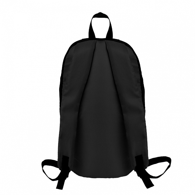 Рюкзак "Rush", чёрный, 40 x 24 см, 100% полиэстер 600D с логотипом в Белгороде заказать по выгодной цене в кибермаркете AvroraStore