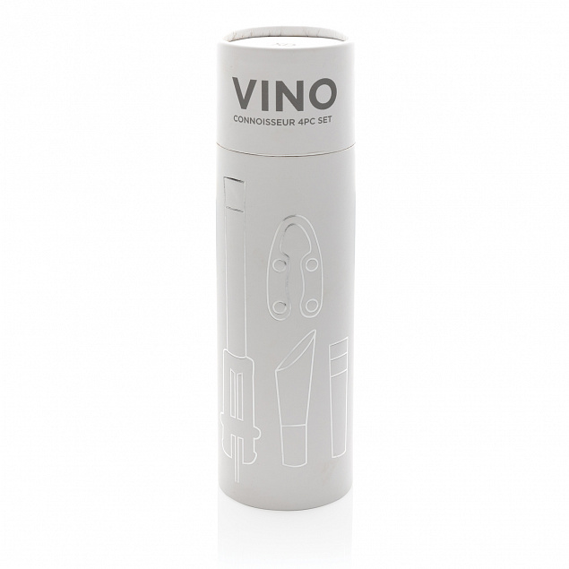 Профессиональный винный набор Vino, 4 шт. с логотипом в Белгороде заказать по выгодной цене в кибермаркете AvroraStore