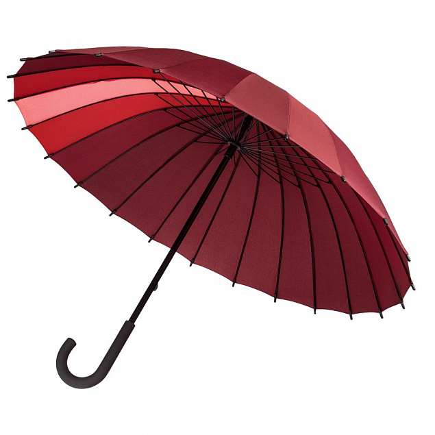 Зонт-трость «Спектр», черный с логотипом в Белгороде заказать по выгодной цене в кибермаркете AvroraStore