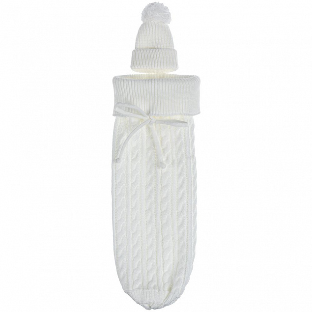Чехол на бутылку Albus, белый с логотипом в Белгороде заказать по выгодной цене в кибермаркете AvroraStore