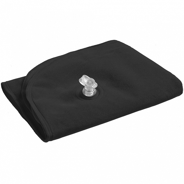 Надувная подушка под шею «Бант Минни Маус», черная с логотипом в Белгороде заказать по выгодной цене в кибермаркете AvroraStore
