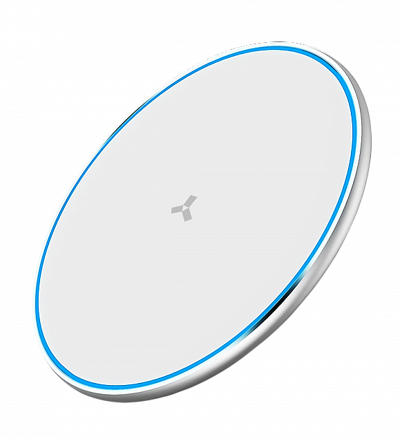 Беспроводное зарядное устройство ACCESSTYLE STONE 15W,  белый с логотипом в Белгороде заказать по выгодной цене в кибермаркете AvroraStore