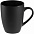Кружка Bright Tulip, матовая, черная с белым с логотипом в Белгороде заказать по выгодной цене в кибермаркете AvroraStore