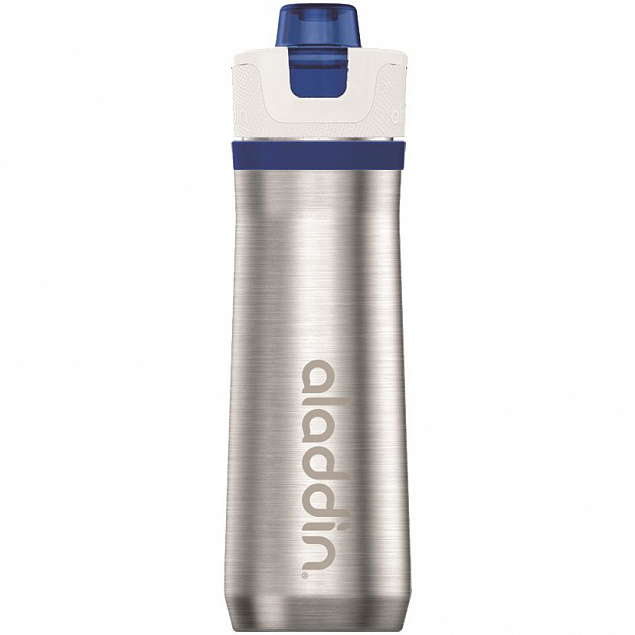 Бутылка для воды Active Hydration 600, синяя с логотипом в Белгороде заказать по выгодной цене в кибермаркете AvroraStore