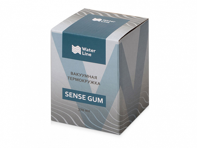 Термокружка Sense Gum soft-touch, 370мл, красный с логотипом в Белгороде заказать по выгодной цене в кибермаркете AvroraStore