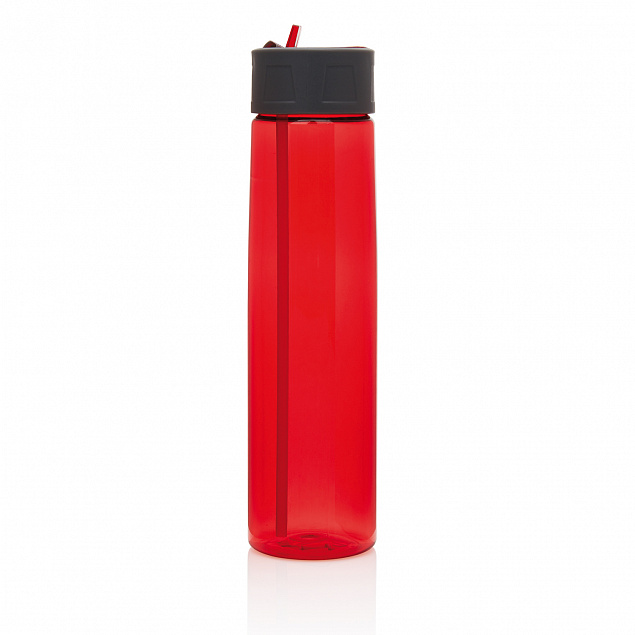 Бутылка для воды Tritan с трубочкой, 750 мл с логотипом в Белгороде заказать по выгодной цене в кибермаркете AvroraStore
