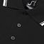 Рубашка поло мужская с контрастной отделкой PRACTICE 270 черная с логотипом в Белгороде заказать по выгодной цене в кибермаркете AvroraStore