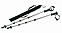 Палки для ходьбы FIT AND FUN, черный, серебристый с логотипом в Белгороде заказать по выгодной цене в кибермаркете AvroraStore