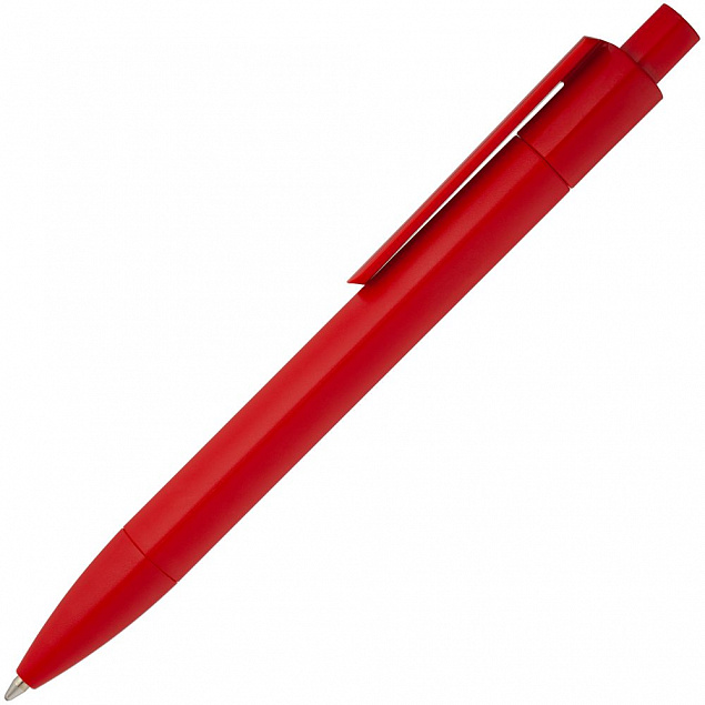 Ручка шариковая Prodir DS4 PMM-P, красная с логотипом в Белгороде заказать по выгодной цене в кибермаркете AvroraStore