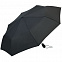 Зонт складной AOC, черный с логотипом в Белгороде заказать по выгодной цене в кибермаркете AvroraStore