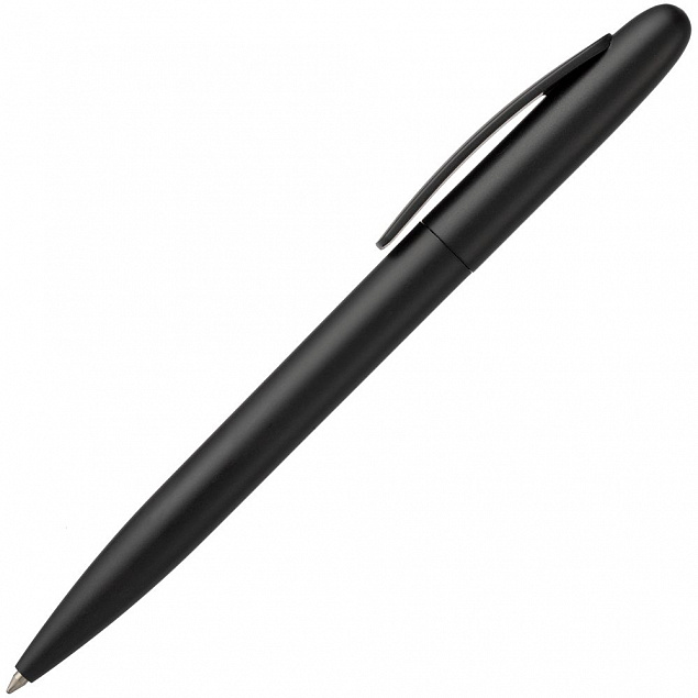 Ручка шариковая Moor Silver, черная с логотипом в Белгороде заказать по выгодной цене в кибермаркете AvroraStore