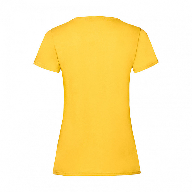 Футболка "Lady-Fit Valueweight T", солнечно-желтый_L, 100% хлопок, 165 г/м2 с логотипом в Белгороде заказать по выгодной цене в кибермаркете AvroraStore