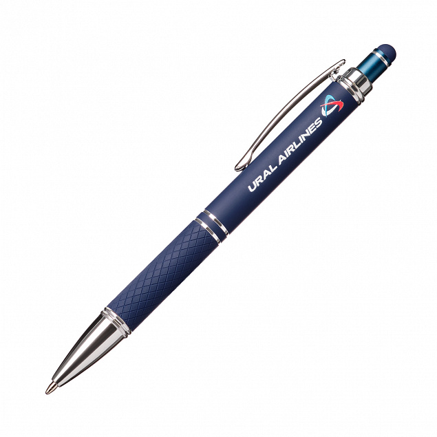 Шариковая ручка Alt, синий с логотипом в Белгороде заказать по выгодной цене в кибермаркете AvroraStore