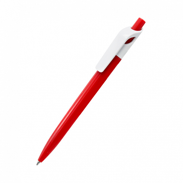 Ручка шариковая Bremen - Красный PP с логотипом в Белгороде заказать по выгодной цене в кибермаркете AvroraStore