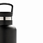 Герметичная вакуумная бутылка, черная с логотипом в Белгороде заказать по выгодной цене в кибермаркете AvroraStore