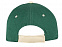 Бейсболка New Castle 6-ти панельная, зеленый/натуральный с логотипом в Белгороде заказать по выгодной цене в кибермаркете AvroraStore