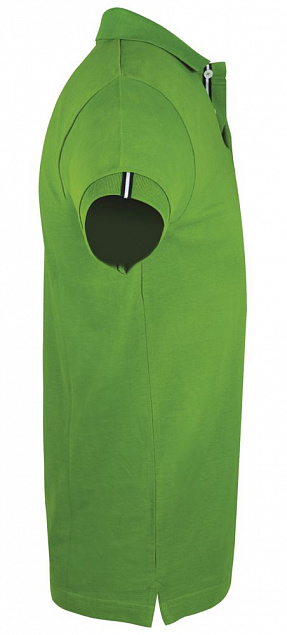 Рубашка поло мужская PATRIOT 200, зеленая с логотипом в Белгороде заказать по выгодной цене в кибермаркете AvroraStore