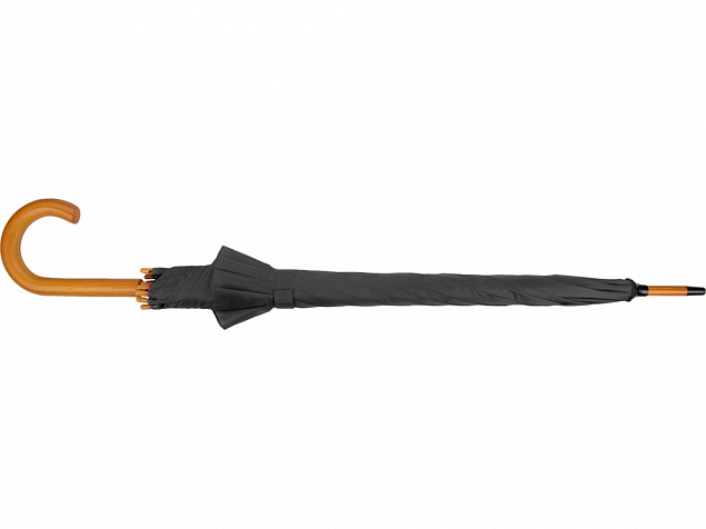 Зонт-трость Радуга, черный с логотипом в Белгороде заказать по выгодной цене в кибермаркете AvroraStore