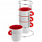 Кружка Inset, красная с логотипом в Белгороде заказать по выгодной цене в кибермаркете AvroraStore