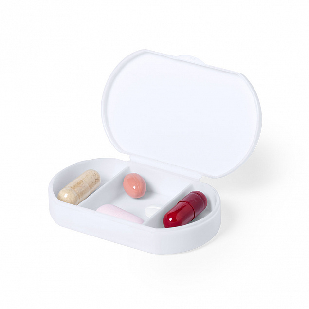 Таблетница "Pill house" с антибактериальной защитой с логотипом в Белгороде заказать по выгодной цене в кибермаркете AvroraStore