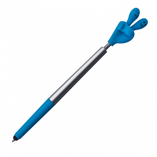 Ручка стилус CrisMa, голубая с логотипом в Белгороде заказать по выгодной цене в кибермаркете AvroraStore
