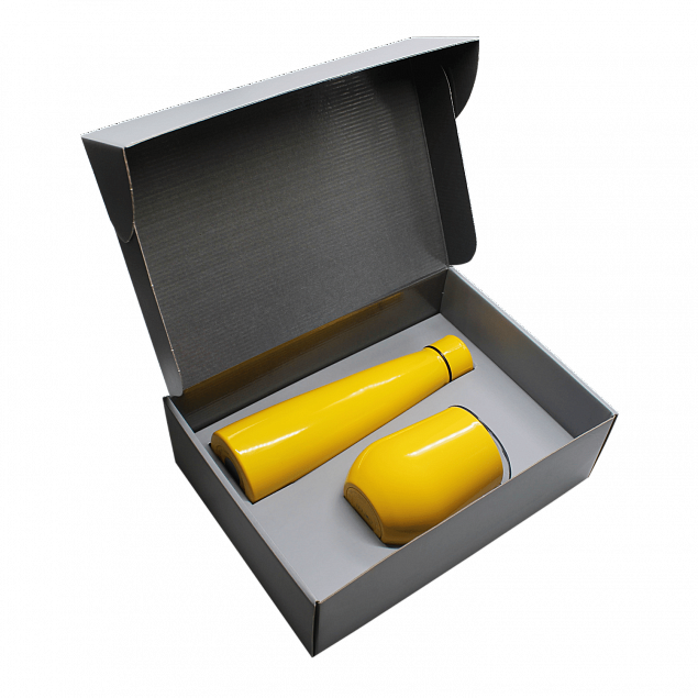 Набор New Box C grey (желтый) с логотипом в Белгороде заказать по выгодной цене в кибермаркете AvroraStore