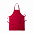 Фартук KONNER, красный, 20% хлопок, 80% полиэстер с логотипом в Белгороде заказать по выгодной цене в кибермаркете AvroraStore